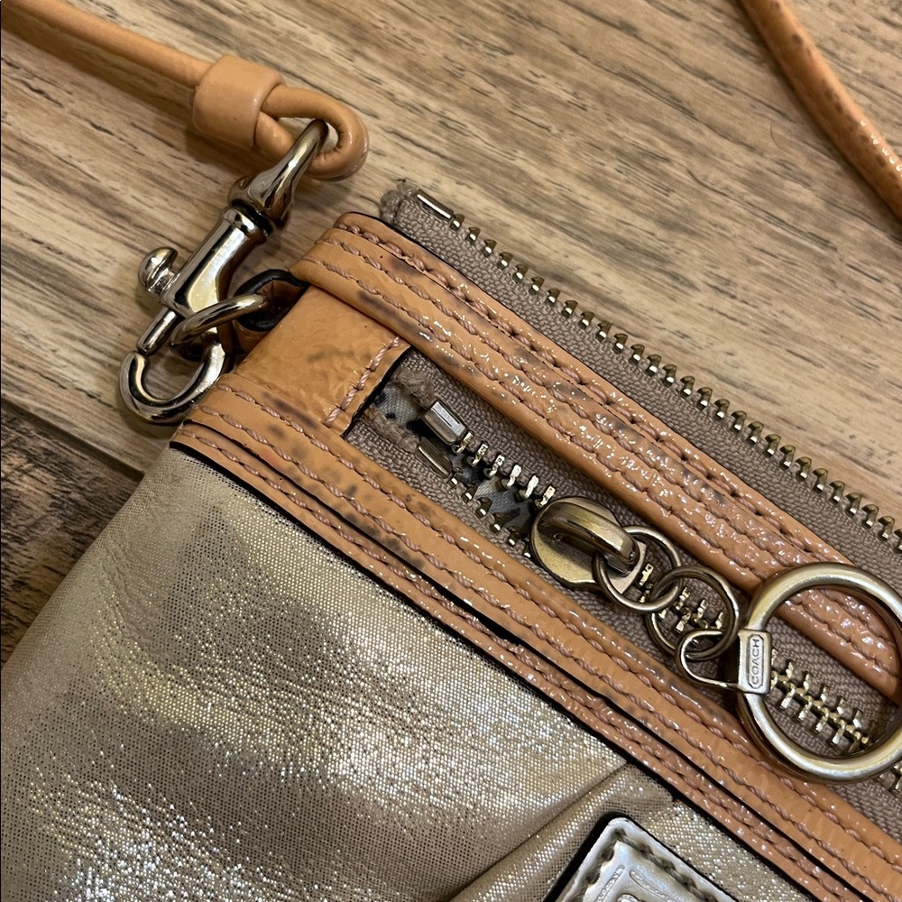 Coach poppy shimmer bag - Picture 8 of 8